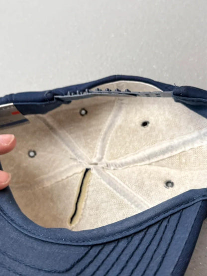Vintage Navy & Yellow Americana Trucker Cap