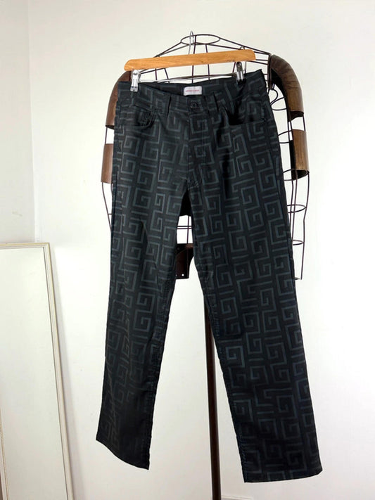 Versace Monogram Straight Men’s Trousers 32”