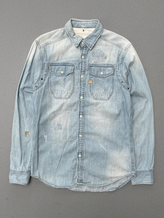 G-Star Raw Restored Denim Shirt Small