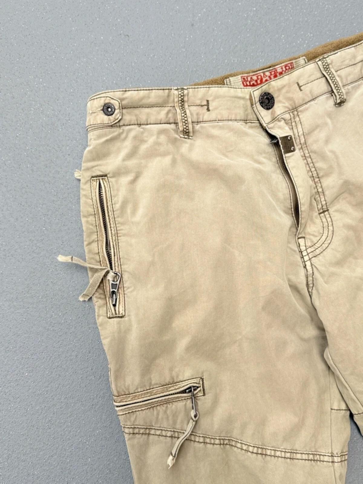 Napapijri Khaki Cargo Trousers 34”