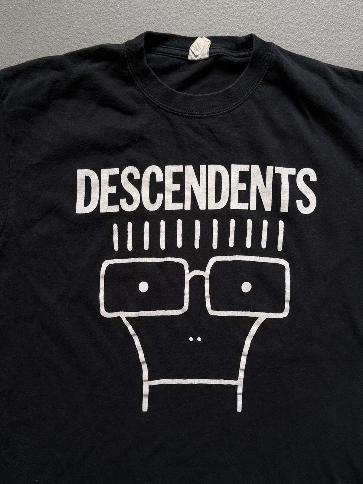 Descendents Black Band T Shirt Graphic Short Sleeve Tee