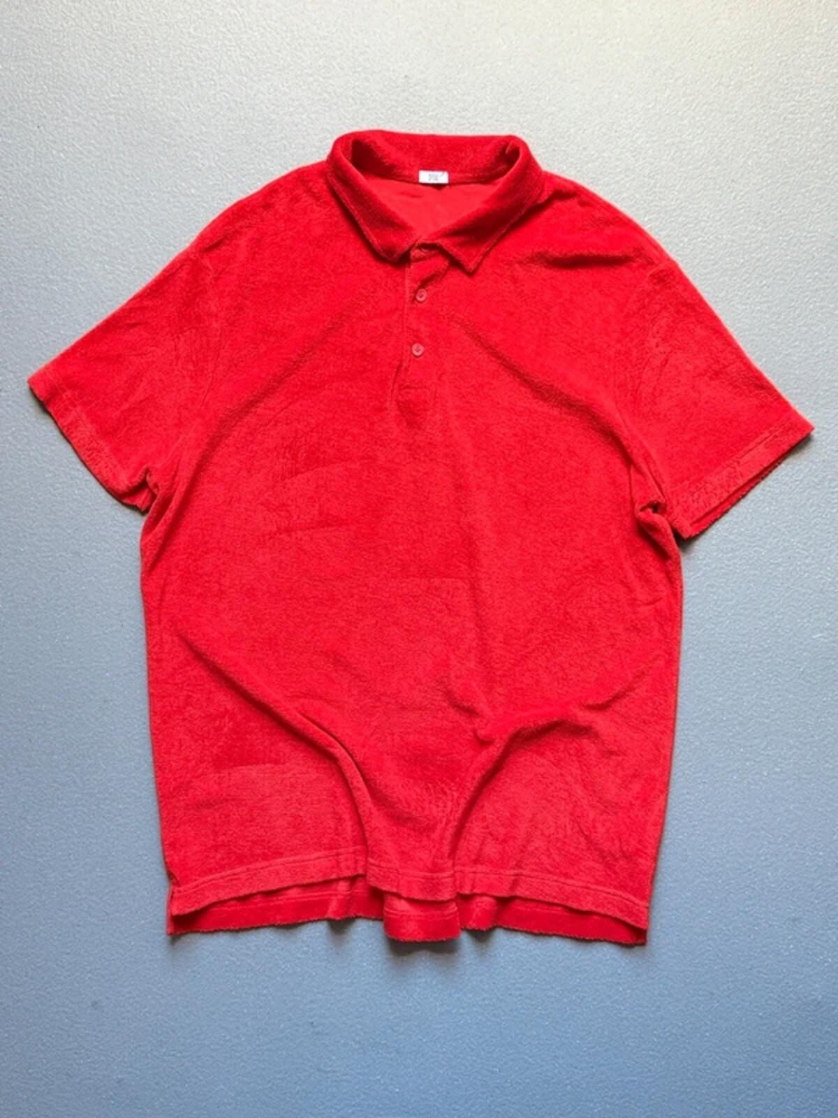 Spoke Jersey Towel Polo Shirt XL