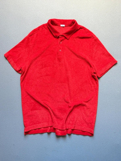 Spoke Jersey Towel Polo Shirt XL