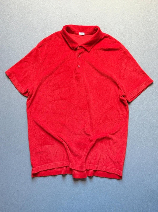 Spoke Jersey Towel Polo Shirt XL