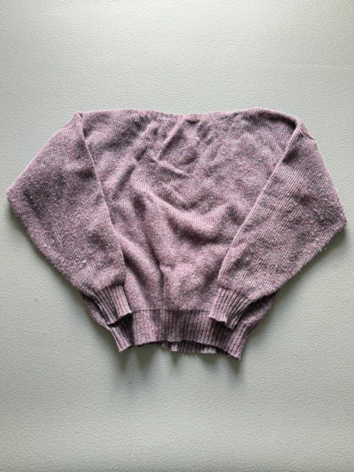Vintage 60s Wool Knit Sailor Jumper XL