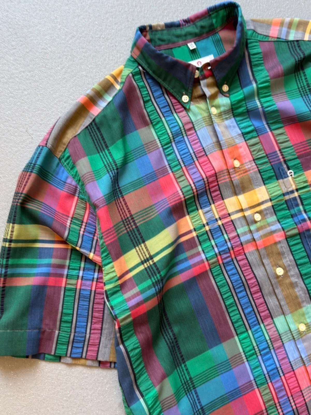 Vintage Madras Check Shirt XL