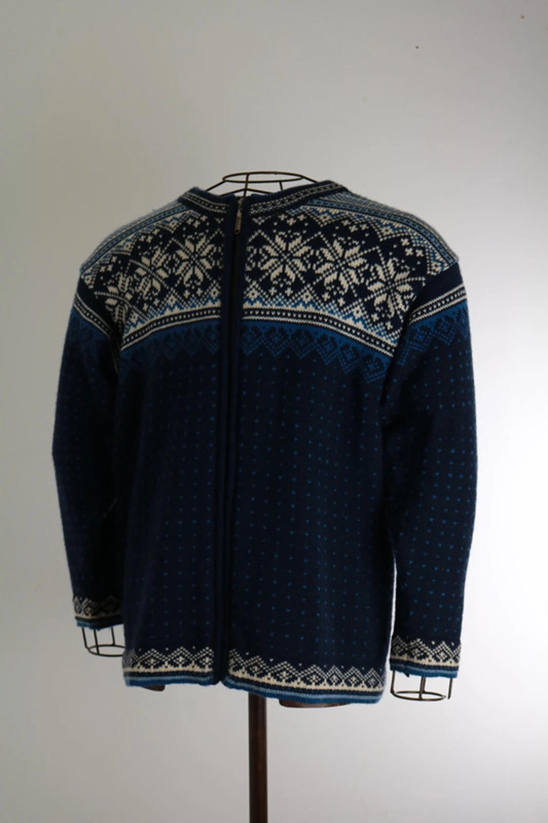 Norway Traditional Zip Cardigan Vintage Large Ladies