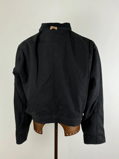 Cropped Black Detroit Work Jacket Large