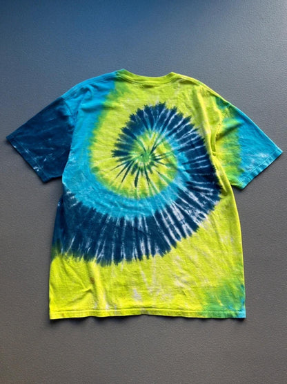 Vintage Peace Love Ale T Shirt 2XL Tie Dye
