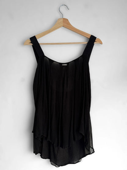 Miss Sixty Y2K Sheer Party Strap Top Medium