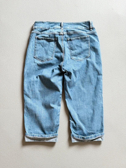 Y2K Lee Capri Jeans Size 12 Mid Rise