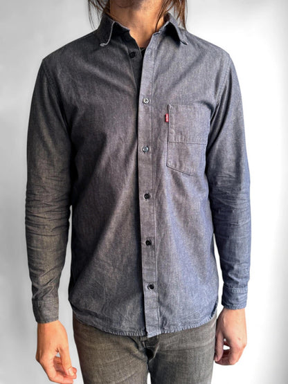 Levi’s 2000s Raw Denim Shirt Medium