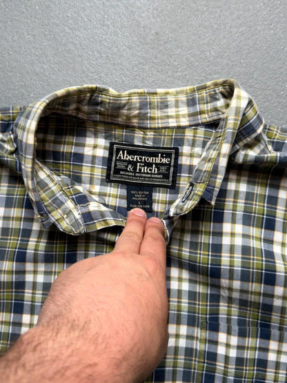 Abercrombie & Fitch Short Sleeve Check Shirt 2XL