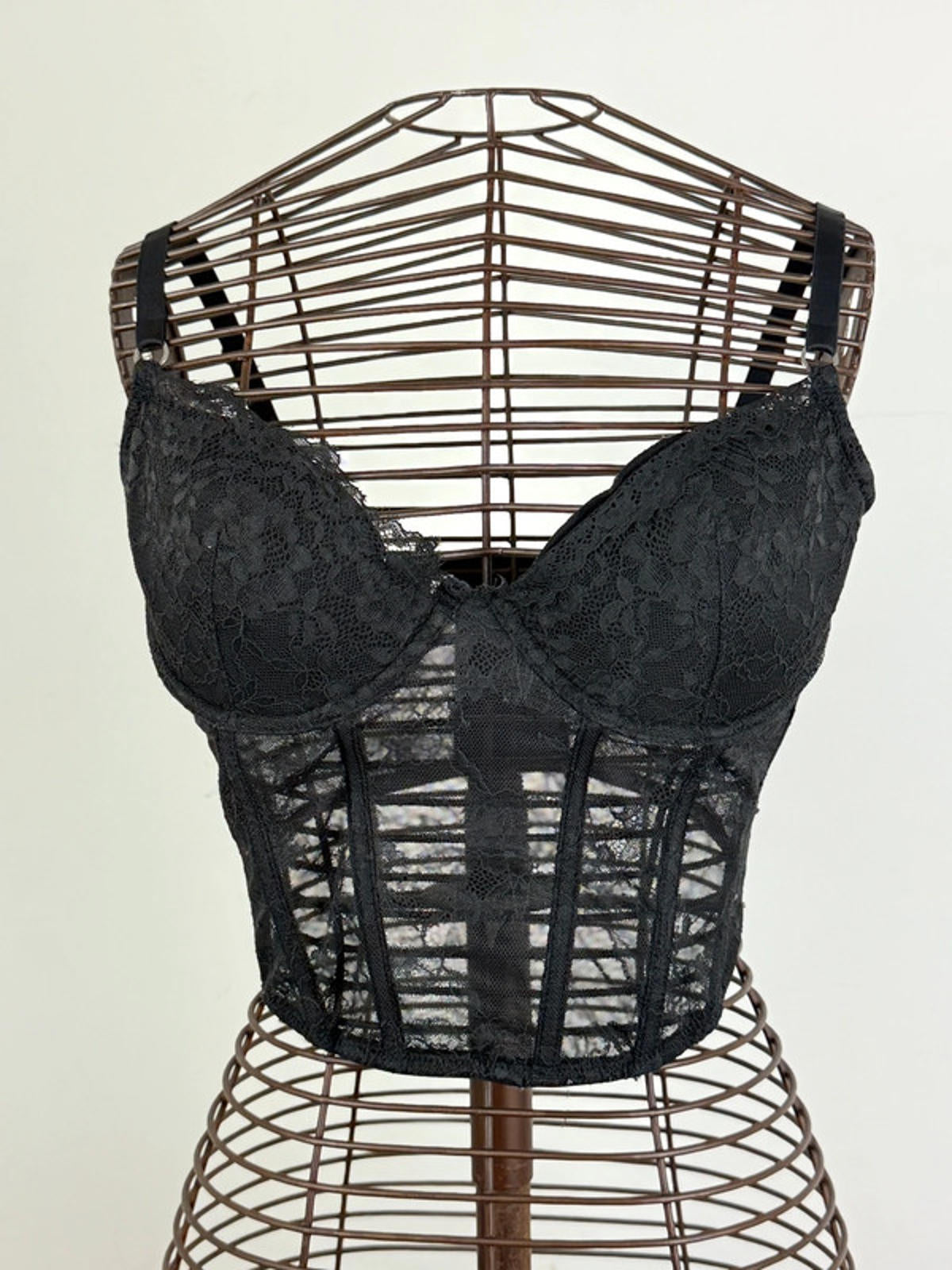 Cropped Lace Cami Lingerie Top 38C