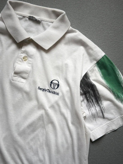 Sergio Tacchini 80s Polo Shirt Medium