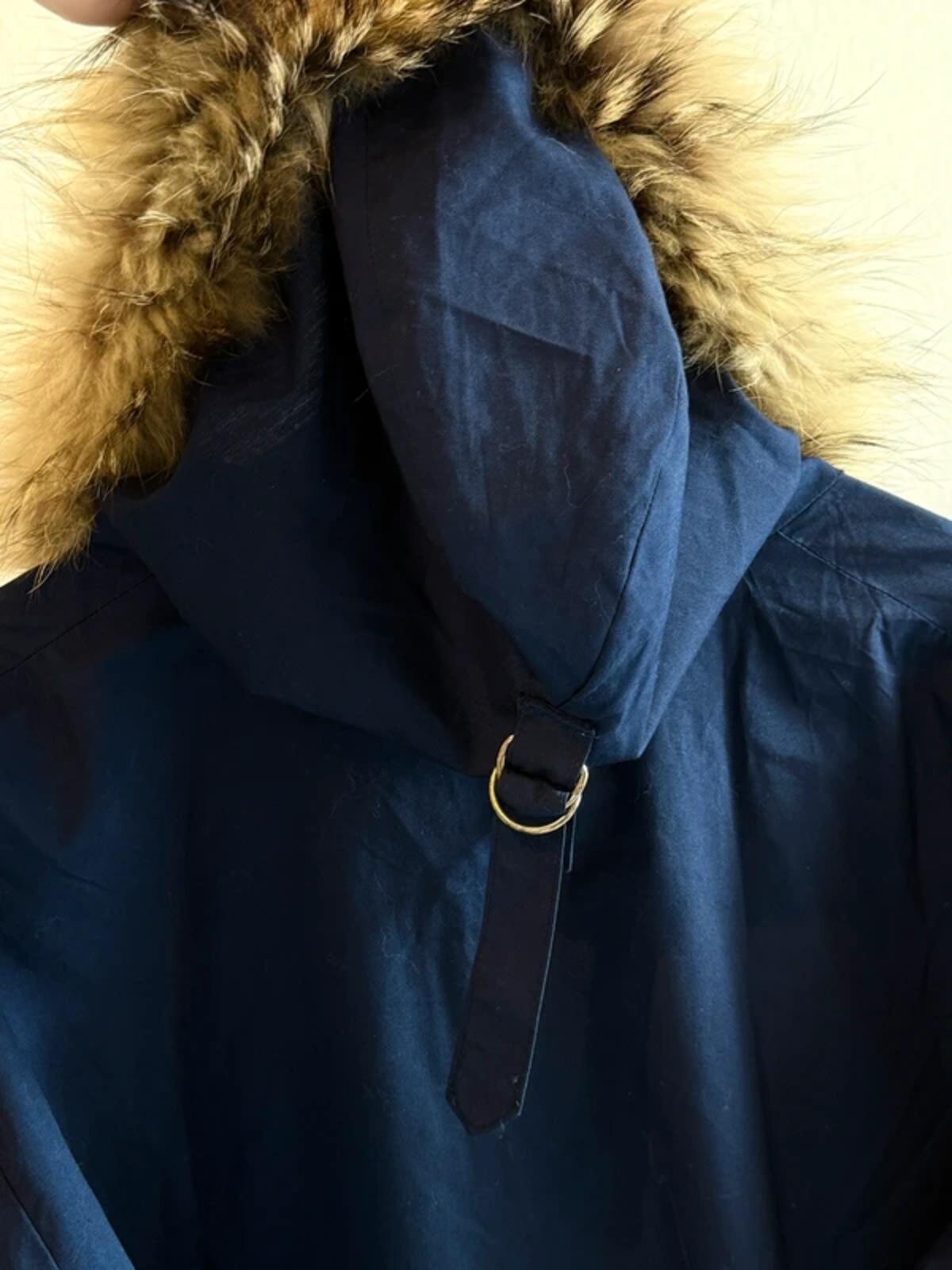 70s Norwegian Mountain Parka Large Vintage Navy
