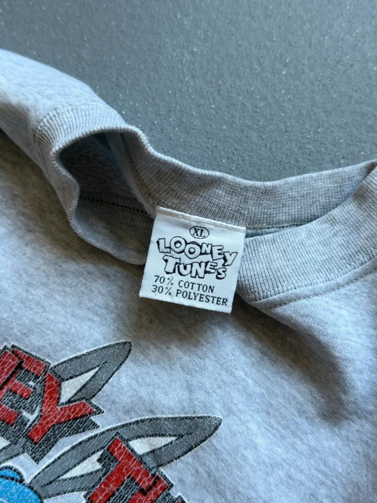 Vintage 90s Looney Tunes Sweatshirt XL Youth Bugs Bunny