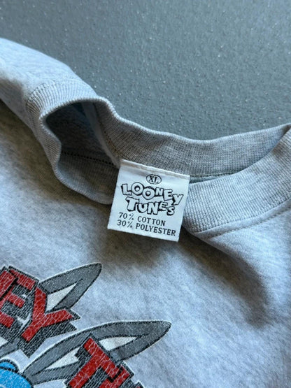 Vintage 90s Looney Tunes Sweatshirt XL Youth Bugs Bunny