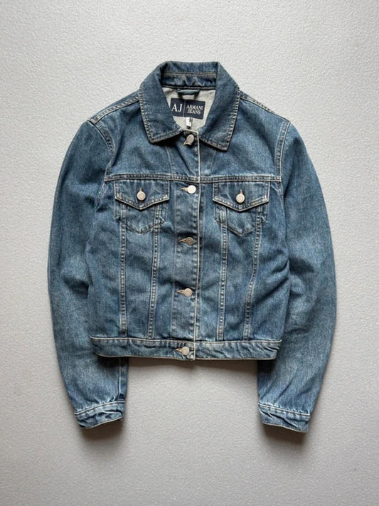 Armani Jeans 2000s Denim Jacket Small Ladies Size 10
