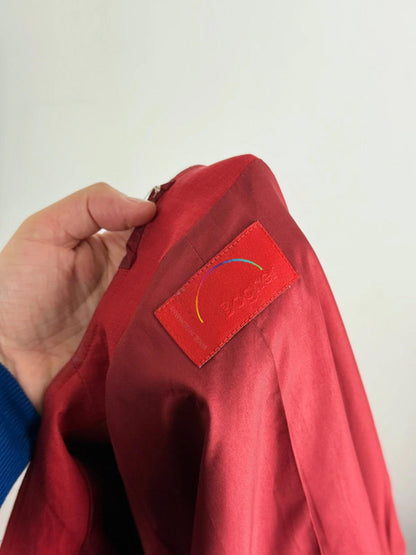 Bogner Linen Red Blazer Jacket 12