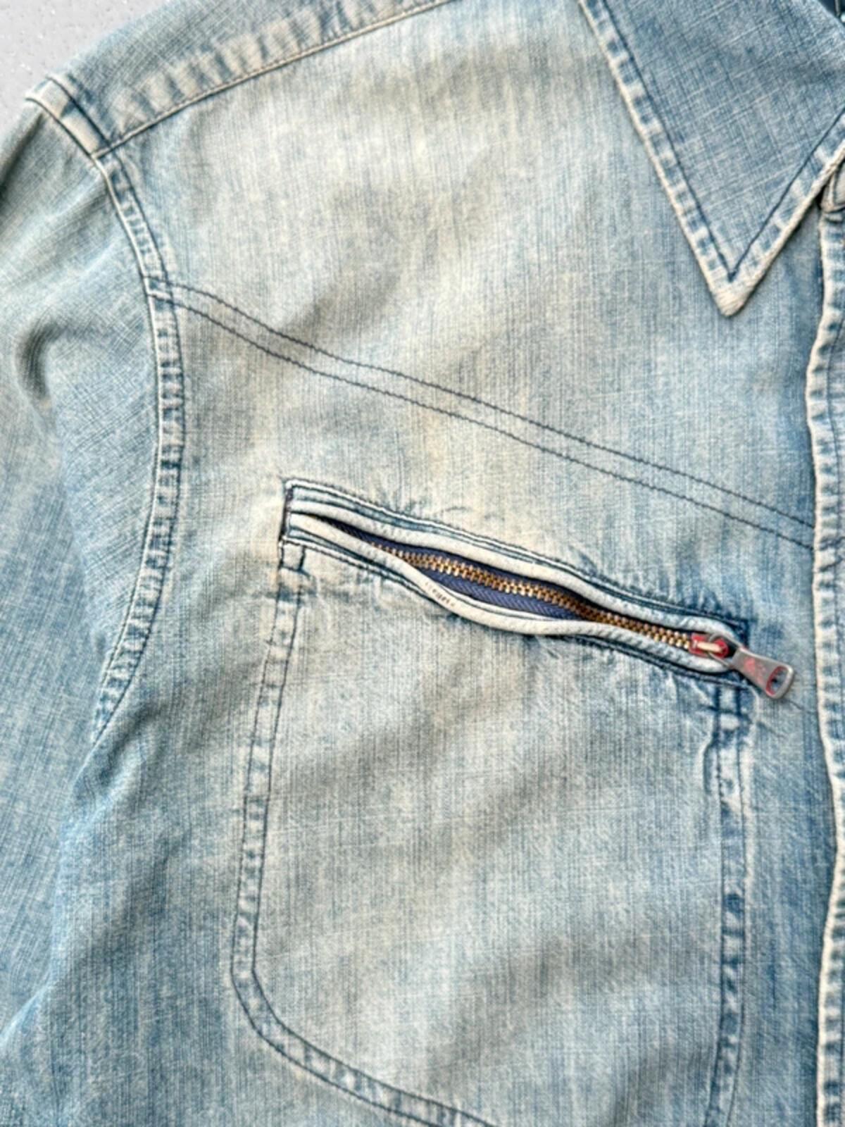 Armani 2000s Denim Shirt Large