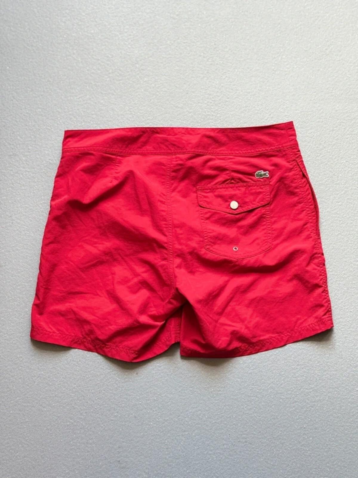 Lacoste Swim Boards Shorts Medium Red