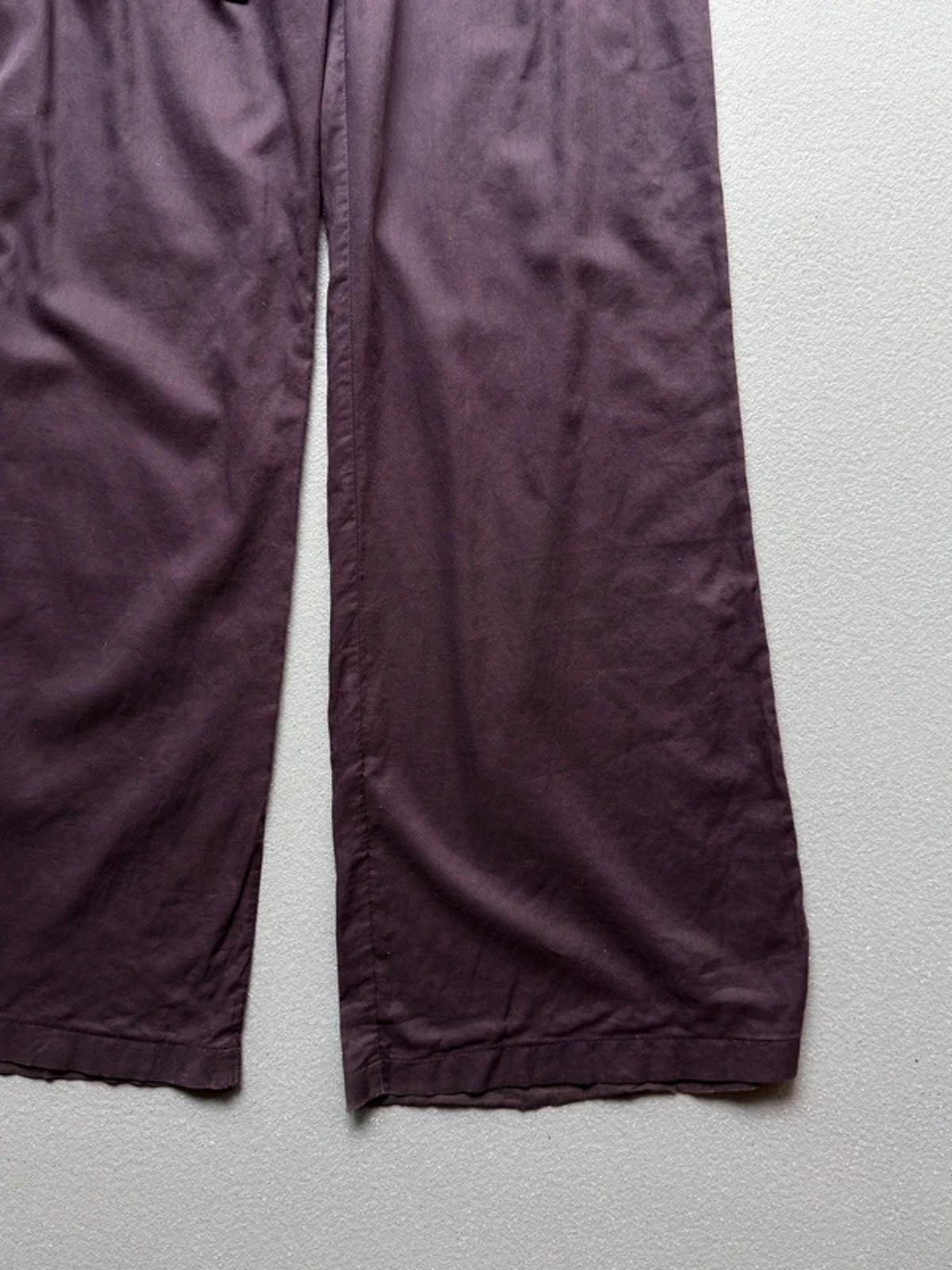 Emporio Armani Wide Leg Boho Cotton Trousers Size 10