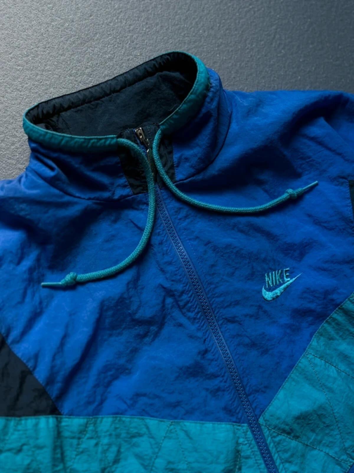 Nike 90s Windbreaker Track Jacket Medium Vintage Mens