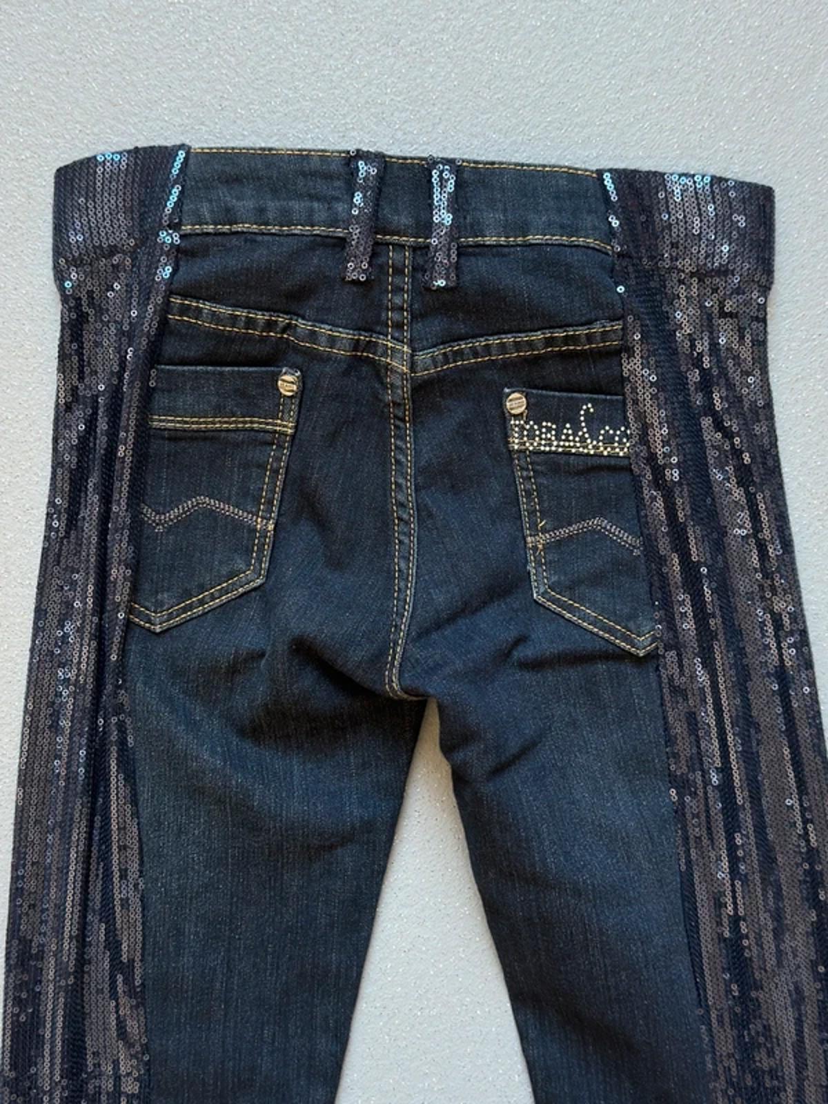 Y2K Low Rise Sequin Jeans 28” Size 8