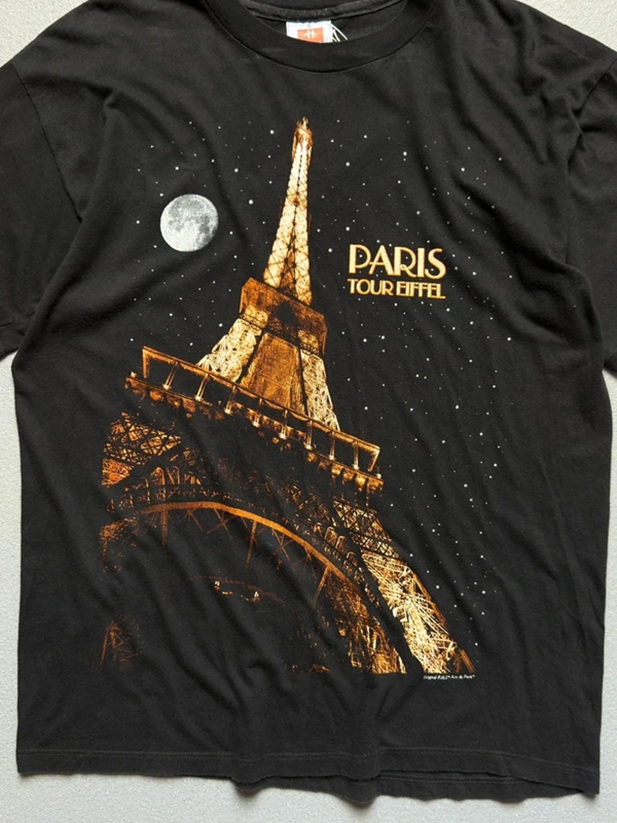 Vintage 90s Eiffel Tower Paris T Shirt Large