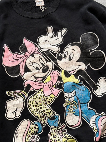 80s Vintage Disney Minnie Mickey Sweatshirt XL