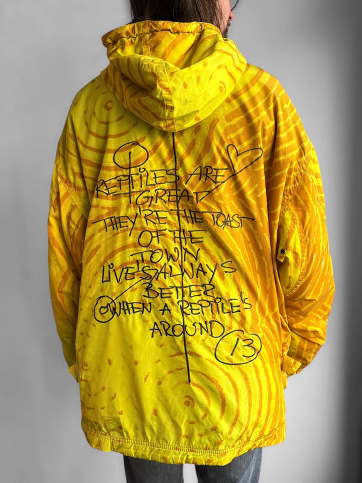 Y2K Ski Surf Rave Smock Pullover Jacket 2XL