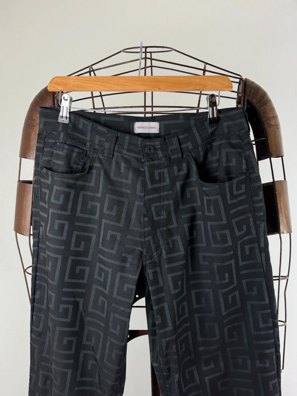 Versace Monogram Straight Men’s Trousers 32”