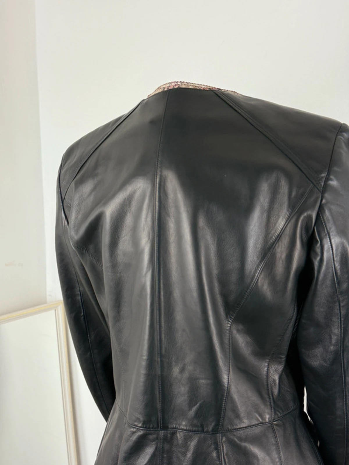 Roberto Cavalli Leather Jacket Size 14