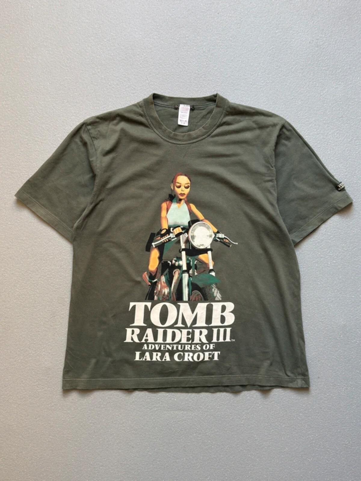 Tomb Raider 3 Vintage T Shirt Large 1998 Video Game Promo