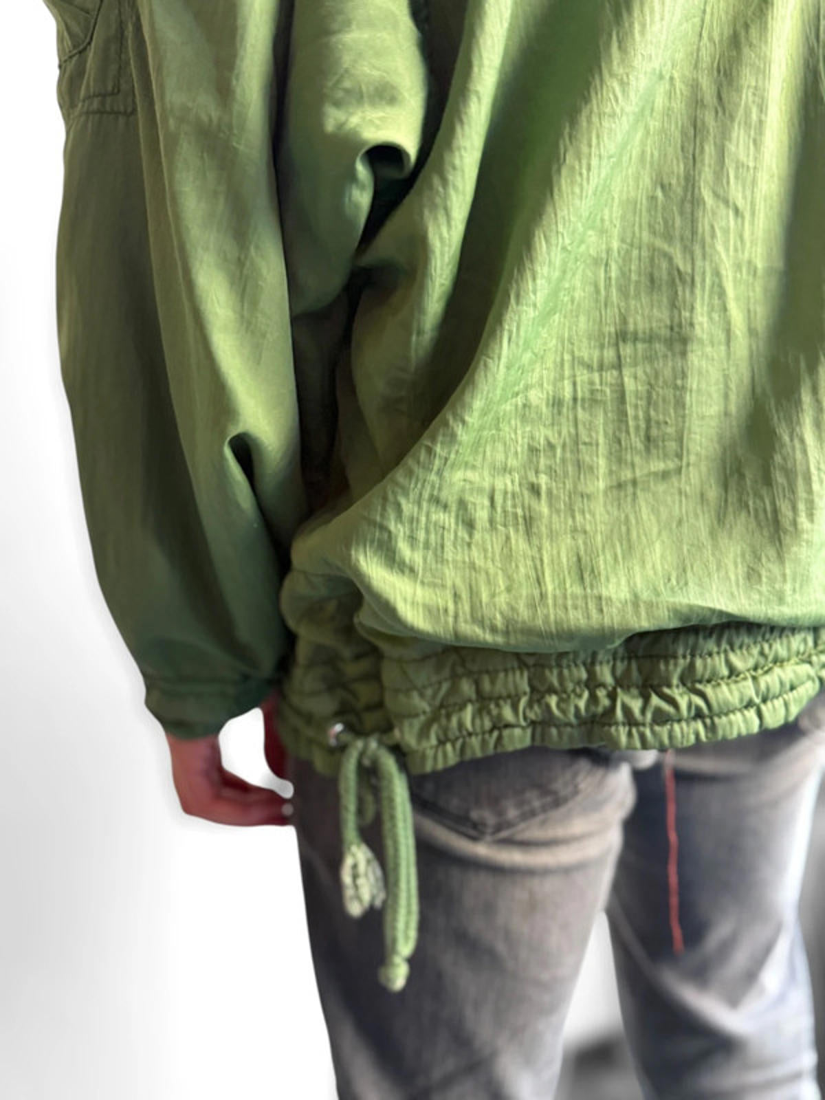 Vintage Reversible Utility Smock Hooded Jacket XXL