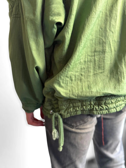 Vintage Reversible Utility Smock Hooded Jacket XXL