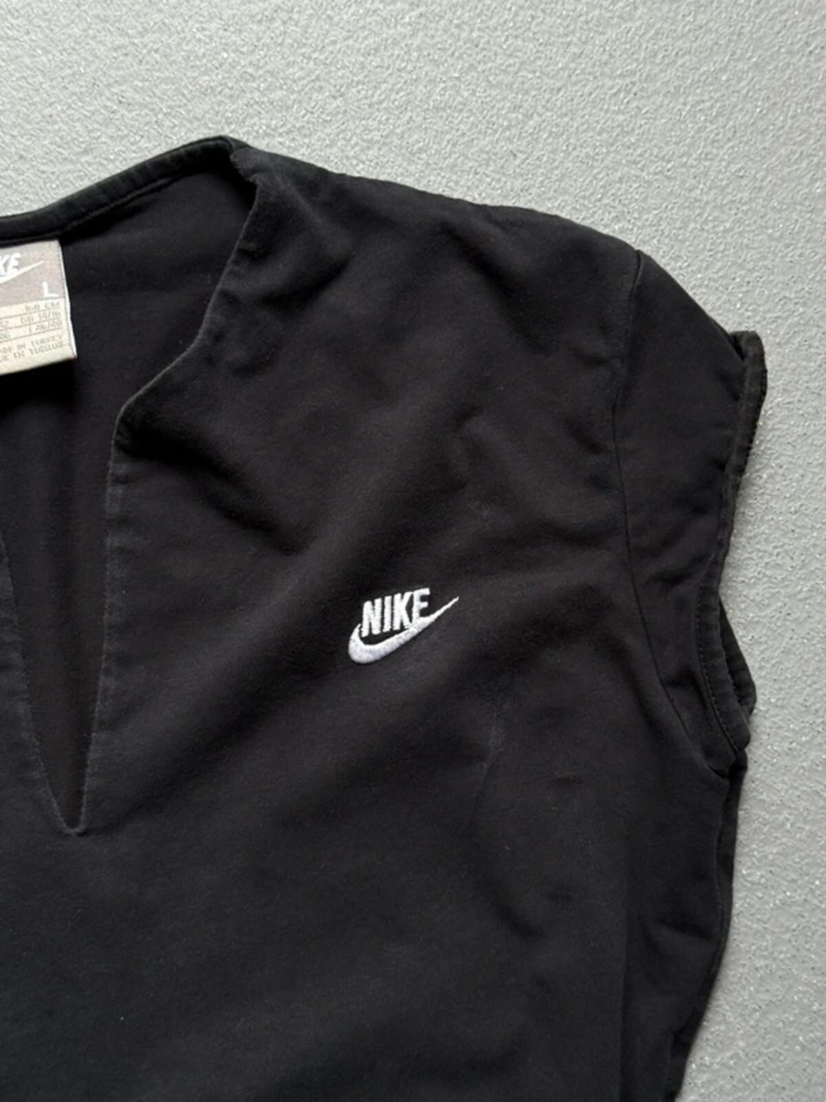 Y2K Nike Sleeveless Cropped T Shirt Large Ladies