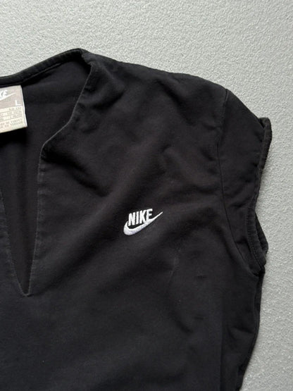 Y2K Nike Sleeveless Cropped T Shirt Large Ladies