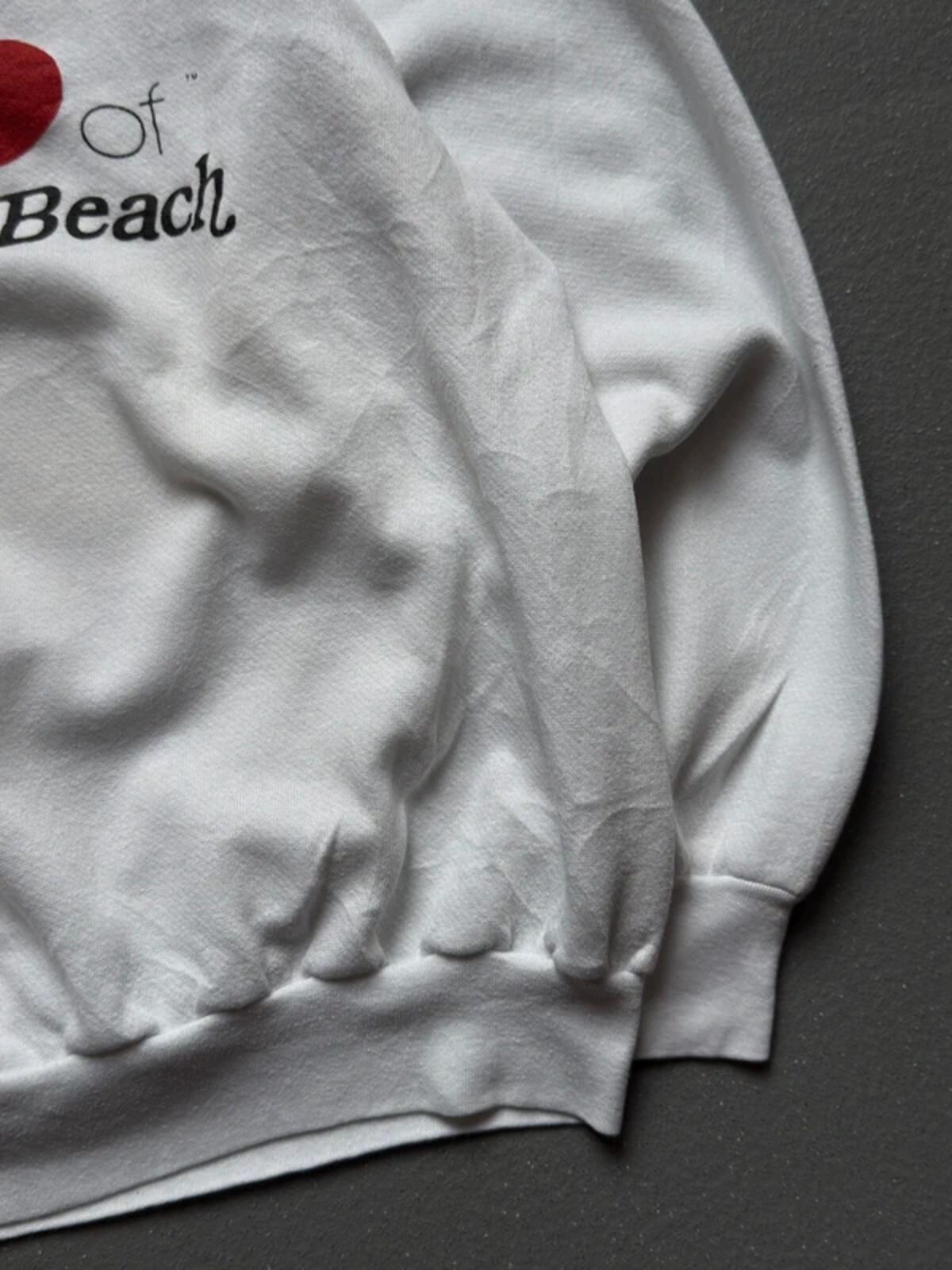 Vintage 80s Pompano Beach Sweatshirt Ladies Large