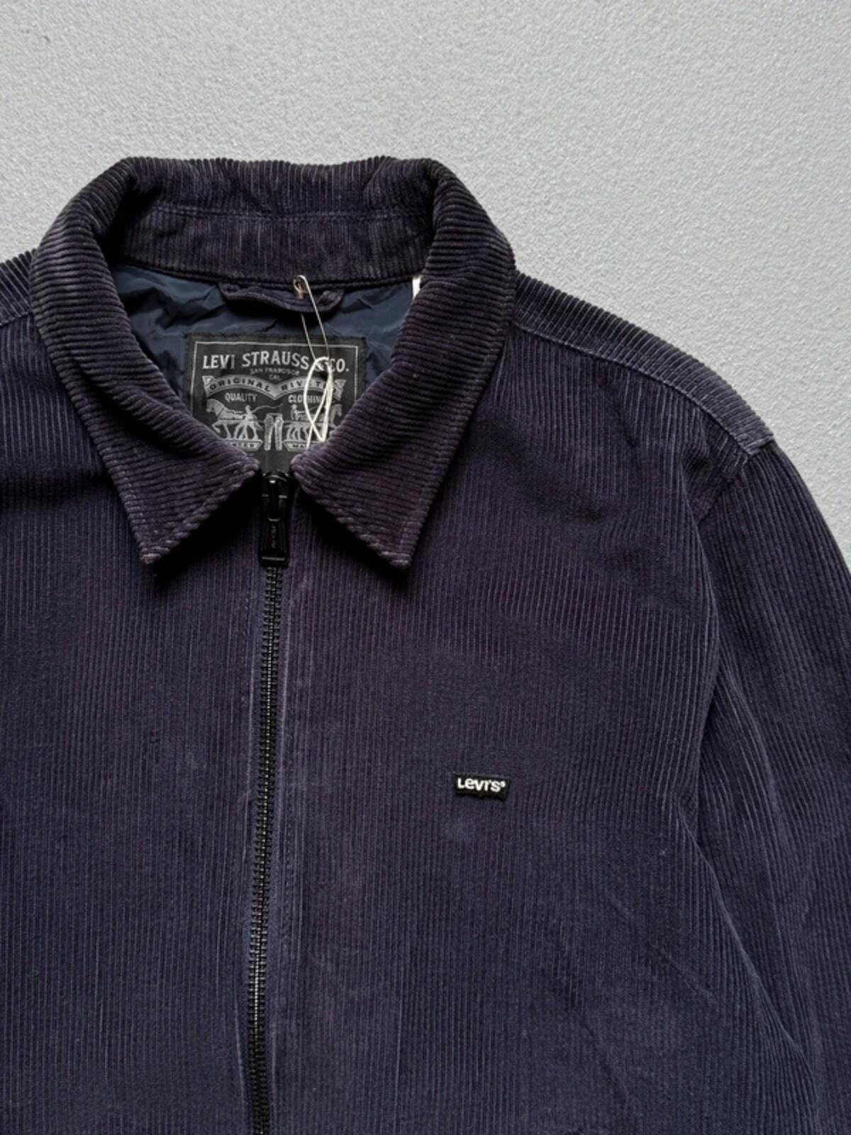 Levi’s Corduroy Zip Bomber Jacket Navy Small