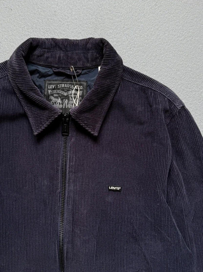 Levi’s Corduroy Zip Bomber Jacket Navy Small