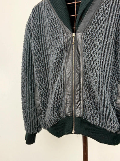 80s Archive Style Tufted Bomber Jacket XL