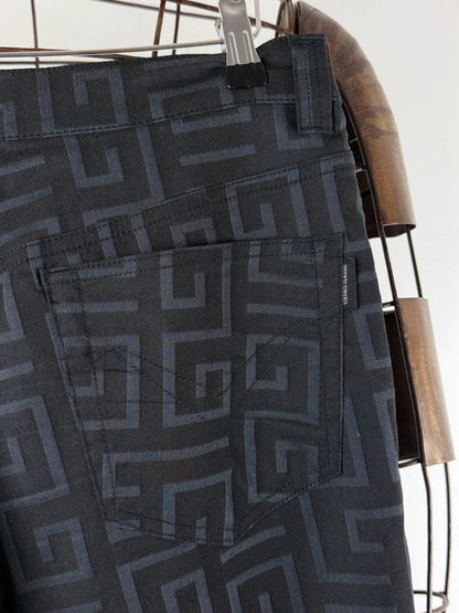 Versace Monogram Straight Men’s Trousers 32”