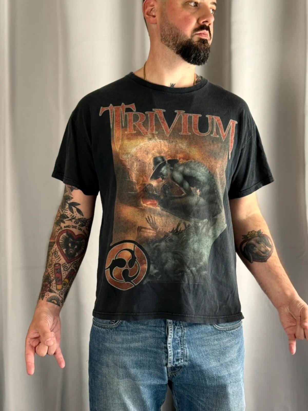 Trivium Vintage 2003 Band T Shirt Large Rare