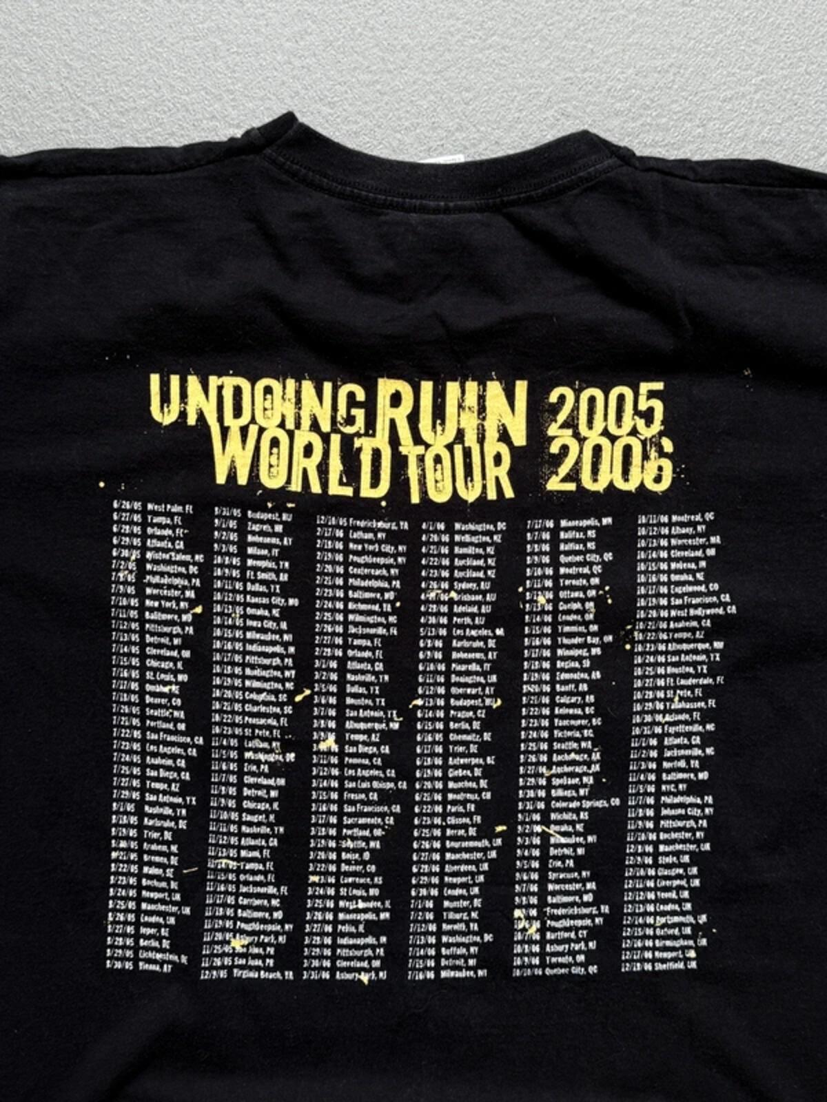 Darkest Hour 2005 Undoing Ruin T Shirt Medium Thrash Metal Punk