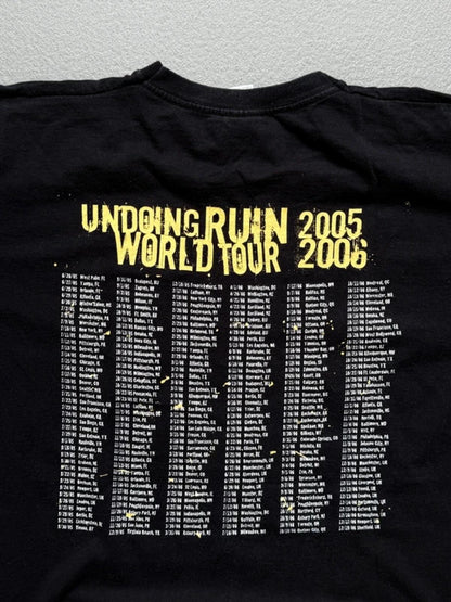 Darkest Hour 2005 Undoing Ruin T Shirt Medium Thrash Metal Punk