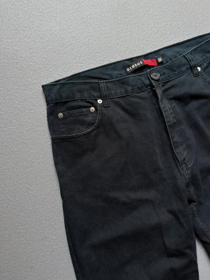 Baggy Fit 90s Black Jeans 36 x 29