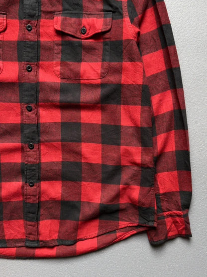 Red & Black Lumberjack Flannel Shirt Large American Eagle