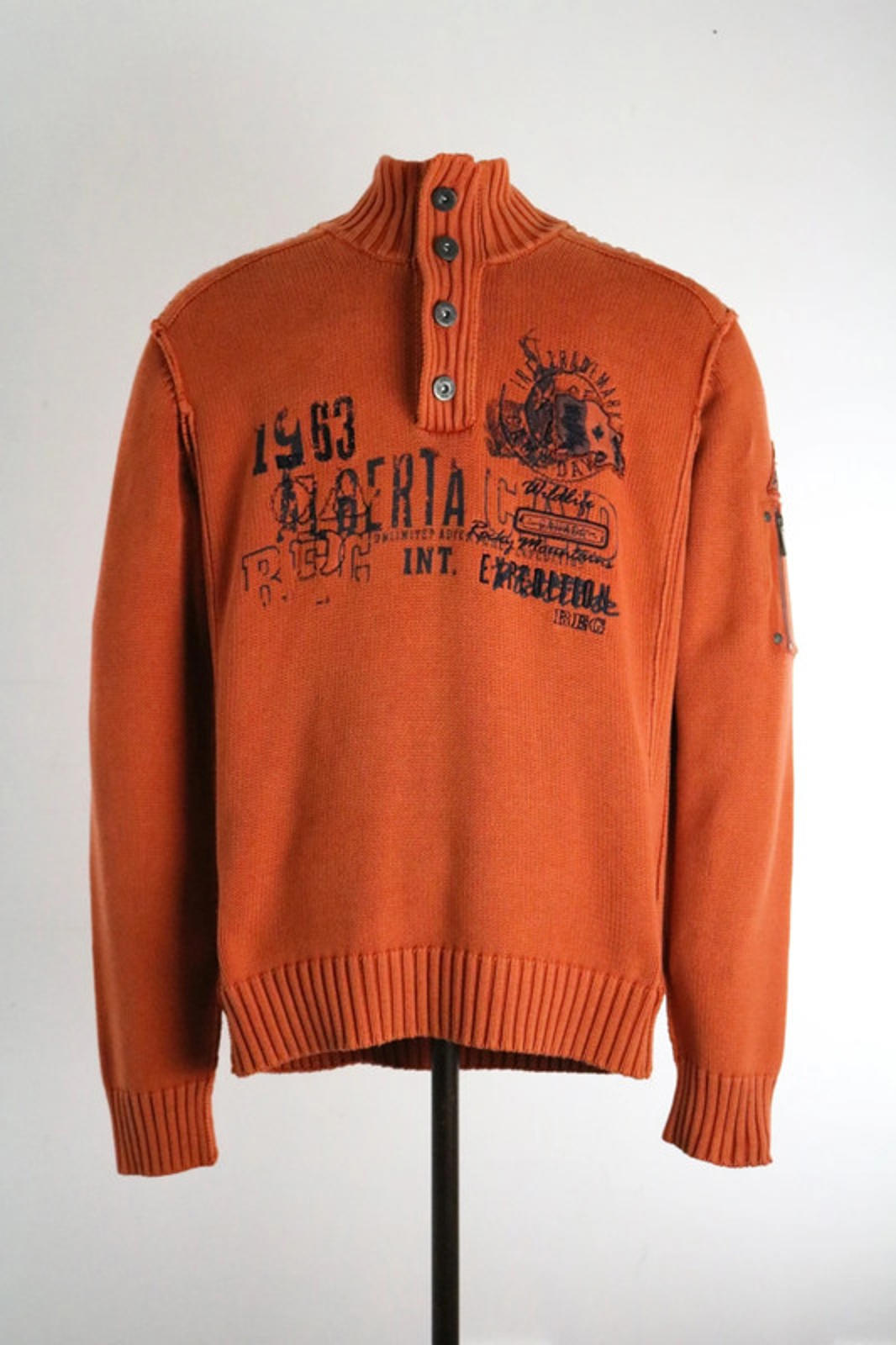 Y2K Camp David Chunky Cotton Utility Jumper XL